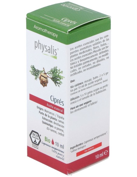 Physalis Aceite Esencial De Ciprés Bio 10Ml