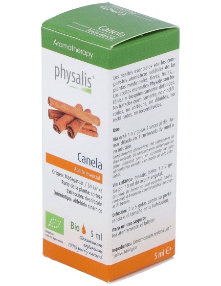 Physalis Aceite Esencial De Canela Bio 5Ml
