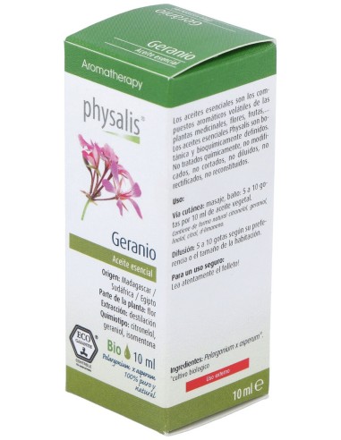 Esencia Geranio 10Ml. Bio