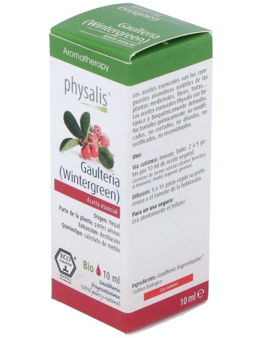 Physalis Aceite Esencial De Gaulteria Bio 10Ml