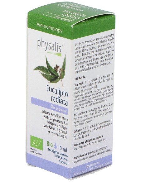 Physalis Aceite Esencial De Eucalipto Radiata Bio 10Ml