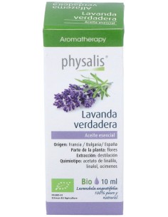 Physalis Aceite Esencial De Lavanda Verdadera Bio 10Ml