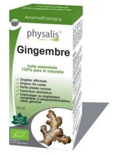 Physalis Aceite Esencial De Jengibre Bio 10Ml
