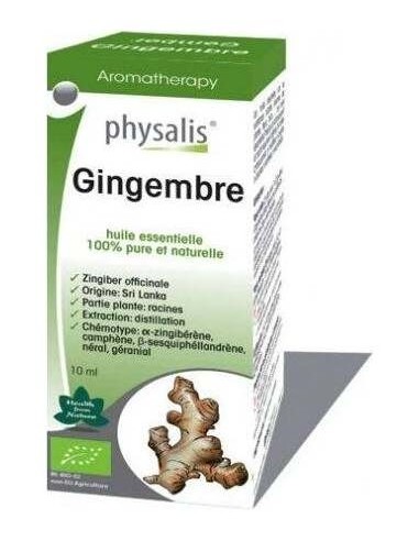 Physalis Aceite Esencial De Jengibre Bio 10Ml