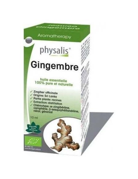 Physalis Aceite Esencial De Jengibre Bio 10Ml