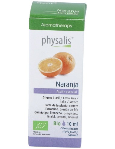 Physalis Aceite Esencial De Naranja Bio 10Ml