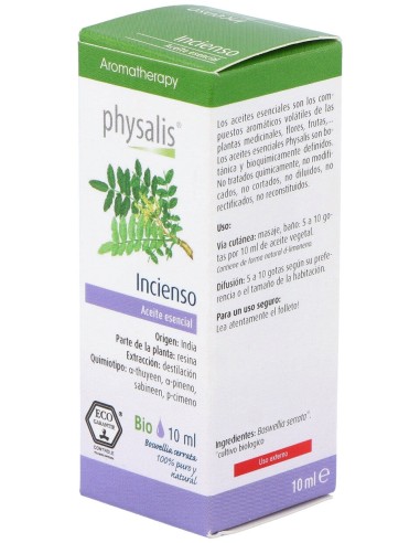 Physalis Aceite Esencial De Incienso Bio 10Ml