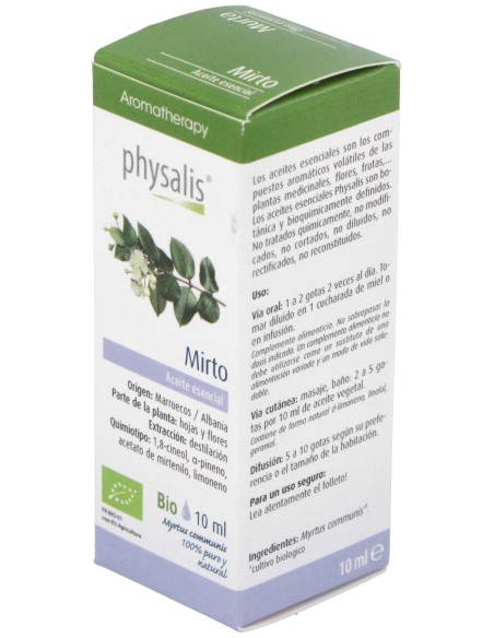 Physalis Aceite Esencial De Mirto Bio 10Ml
