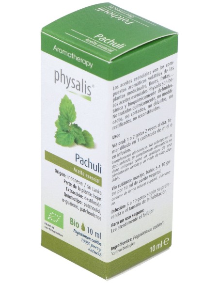 Esencia Pachuli 10Ml. Bio