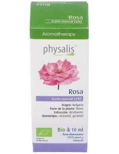 Physalis Aceite Esencial De Rosa Bio 5% 10 Ml
