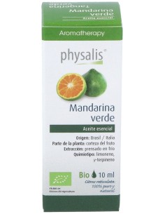 Physalis Aceite Esencial De Mandarina Verde Bio 10Ml