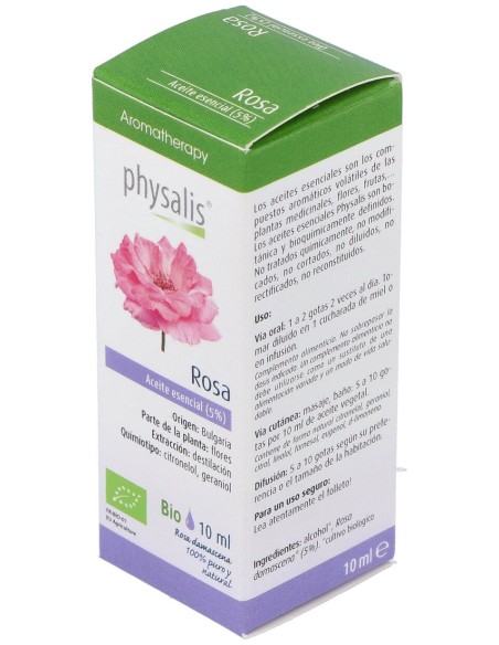 Physalis Aceite Esencial De Rosa Bio 5% 10 Ml