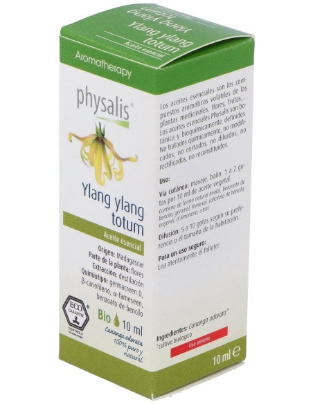 Physalis Aceite Esencial De Ylang Ylang Bio 10Ml