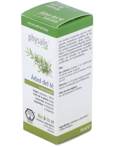 Esencia Tea Tree Arvore Do Cha 10Ml. Bio