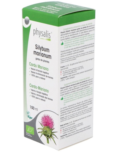 Physalis Gotas De Plantas Silybum Marianum Bio 100Ml