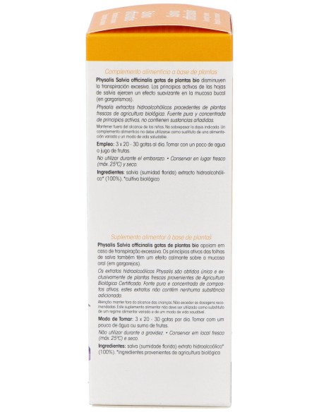 Physalis Salvia Officinalis Extracto Hidroalcoholico Bio 100Ml