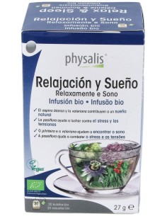 Physalis Relajacion Y Sueño Infusion Bio 20 Filtros