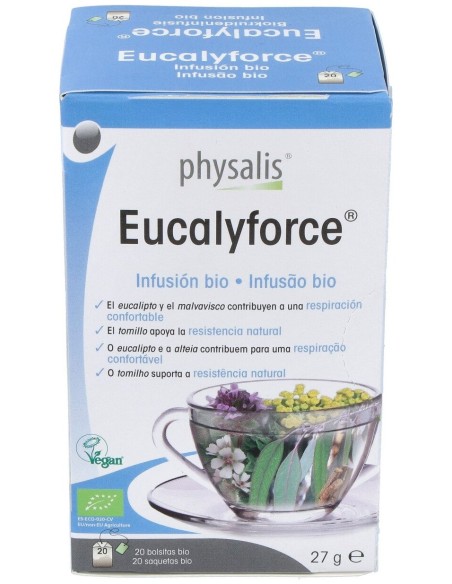 Physalis Eucalyforce Infusion Bio 20 Filtros