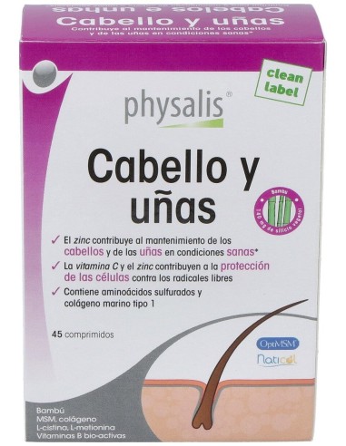 Physalis Cabello Y Uñas 45Comp