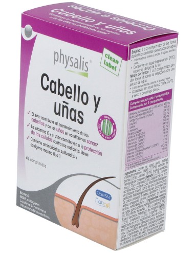 Physalis Cabello Y Uñas 45Comp