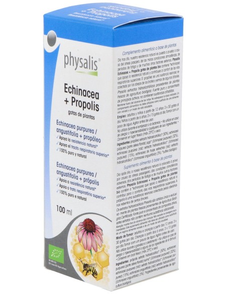 Physalis Echinacea + Propolis Extracto Hidroalcoholico Bio 100Ml