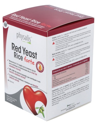 Levadura Roja De Arroz Q10 Forte 60Cap.