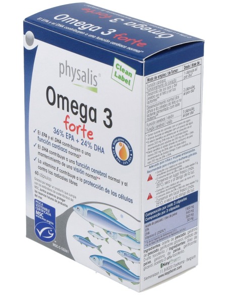 Physalis Omega 3 Forte Epa + Dha 60Caps