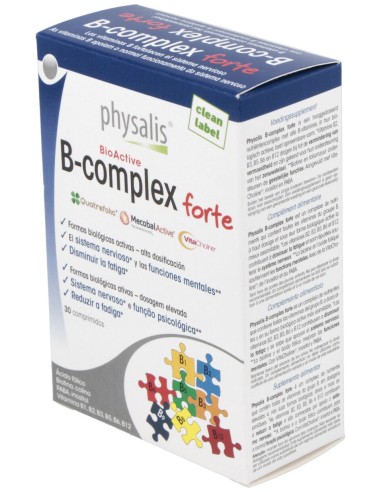Physalis Vitamina B Complex Forte 30Comp