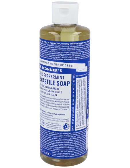 Dr. Bronner'S Jabon Liquido Menta 475Ml