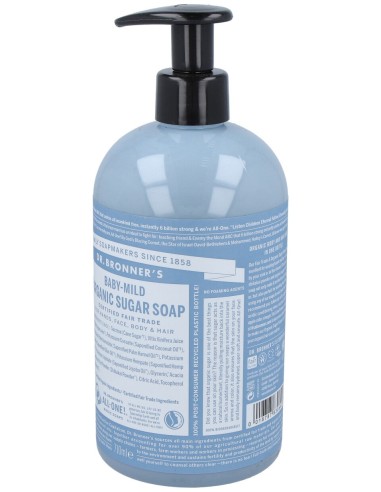 Jabon De Azucar Bebe Neutral 710Ml.