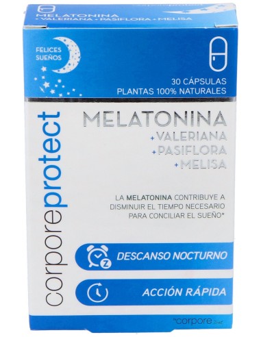 Corpore Protect Melatonina 1Mg. 30Cap.