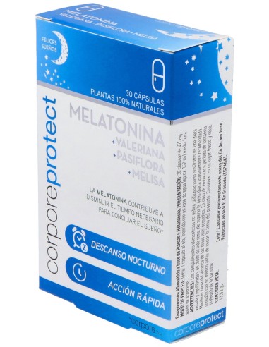 Corpore Protect Melatonina 1Mg. 30Cap.