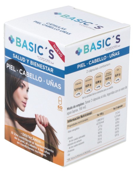 Corpore Basics Piel Cabello Uñas 60Cap.