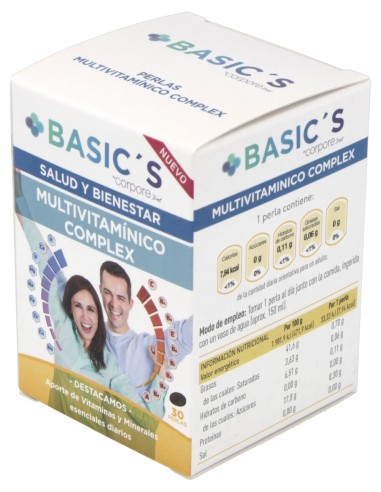 Corpore Basics Multivitaminico Complex 30Perlas...