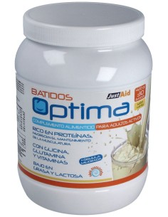Just Aid Optima Batido Proteínas Y Carbohidratos Vainilla...