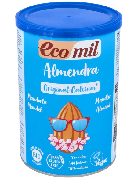 Ecomil Leche De Almendra Calcio En Polvo 400Gr Bio