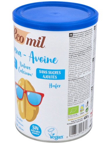 Ecomil Leche De Avena+Calcio En Polvo 400Gr. Bio