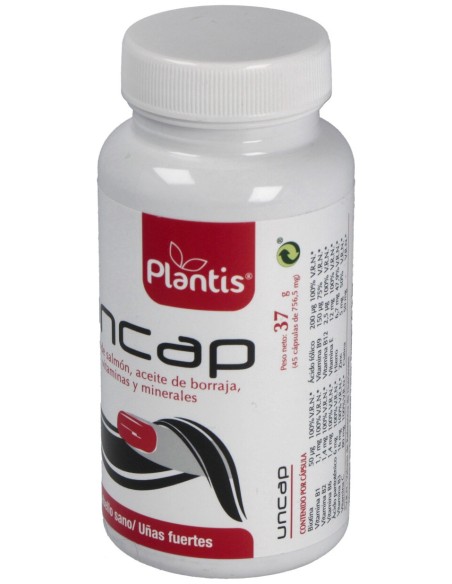 Plantis Uncap Cabello Uñas 45Caps