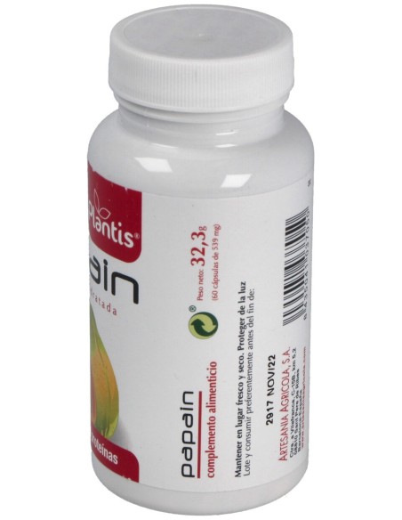 Papain Plantis 60Cap.