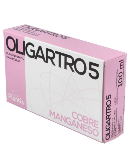 Artesania Agricola Oligartro Manganeso-Cobre 20 Ampollas