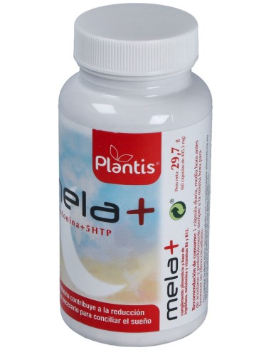 Mela+ (Melatonina + 5Htp) Plantis 60Cap.