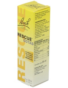 Rescue Remedy Gotas 20Ml. Flores Bach