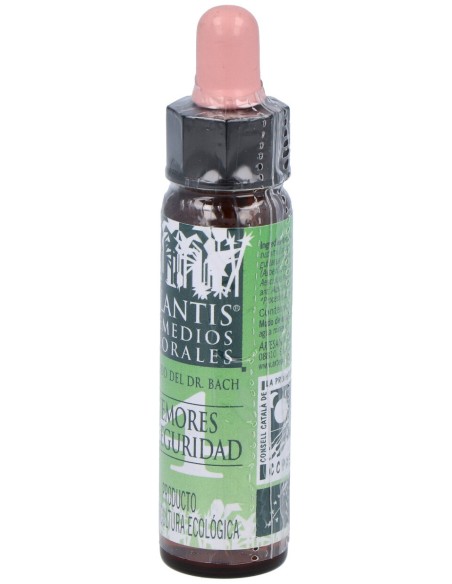 Remedio Plantis Nº 4 Temores-Inseguridades 10Ml.