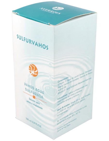 Vahos Agua Sulfurada 2Frascos:F.1 25Ml./F.2 500Ml