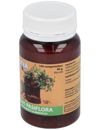 Bellsola Pasiflora Ch41 100Comprimidos
