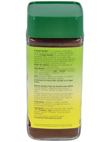 A. Vogel Bambú Instantáneo Cereales + Achicoria 100G