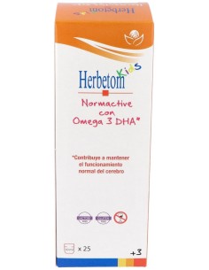 Herbetom Kids Normactive Con Omega 3Dha 250Ml.