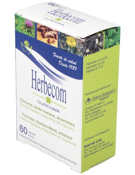 Herbecom Curcuma 60 Capsulas