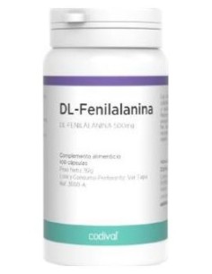 Codival Dl-Fenilalanina Phenylalanine 500Mg 100Caps
