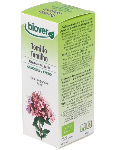 Biover Extracto Thymus Vulgaris Tomillo 50Ml